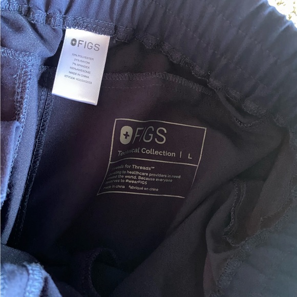 FIGS Zamora Navy Jogger Scrub Pants Women's - Picture 5 of 7